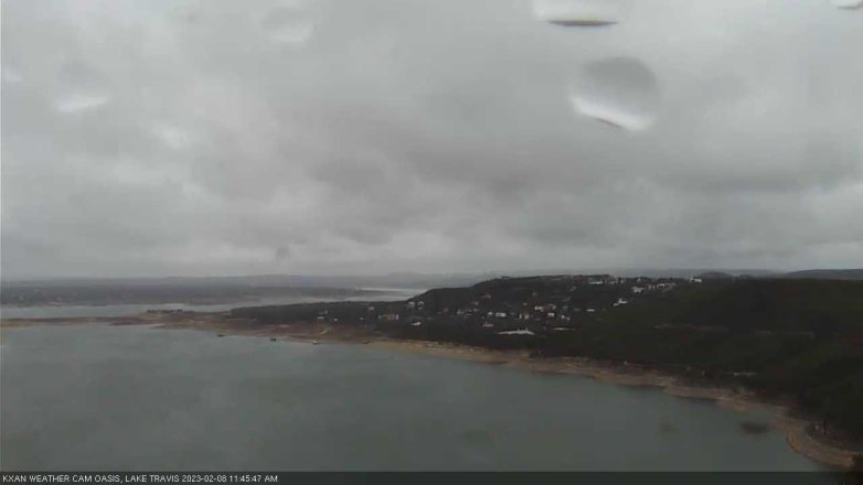 Lake Travis webcam, February 8, 2023 11:45 AM CT