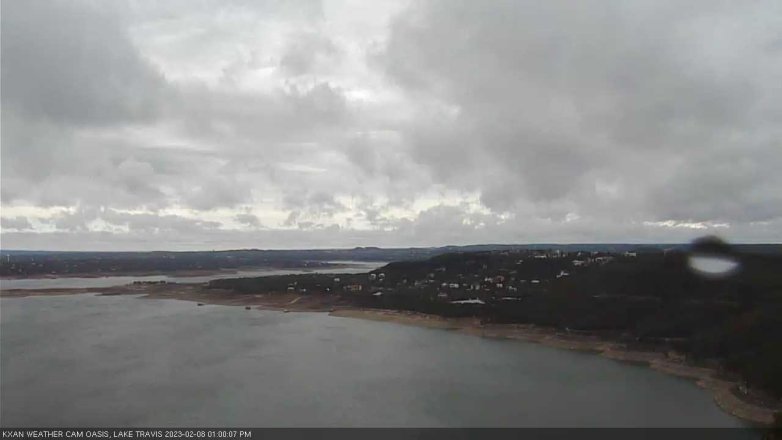 Lake Travis webcam, February 8, 2023 1:00 PM CT