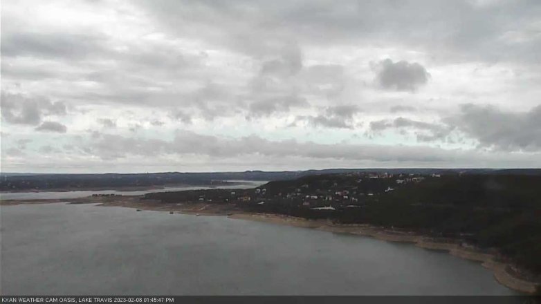 Lake Travis webcam, February 8, 2023 1:45 PM CT