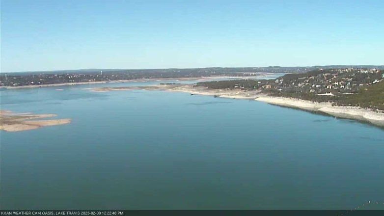 Lake Travis webcam, February 9, 2023 12:25 PM CT