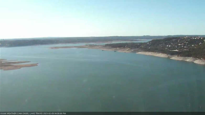 Lake Travis webcam, February 9, 2023 4:00 PM CT