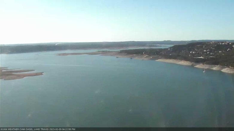 Lake Travis webcam, February 9, 2023 4:25 PM CT