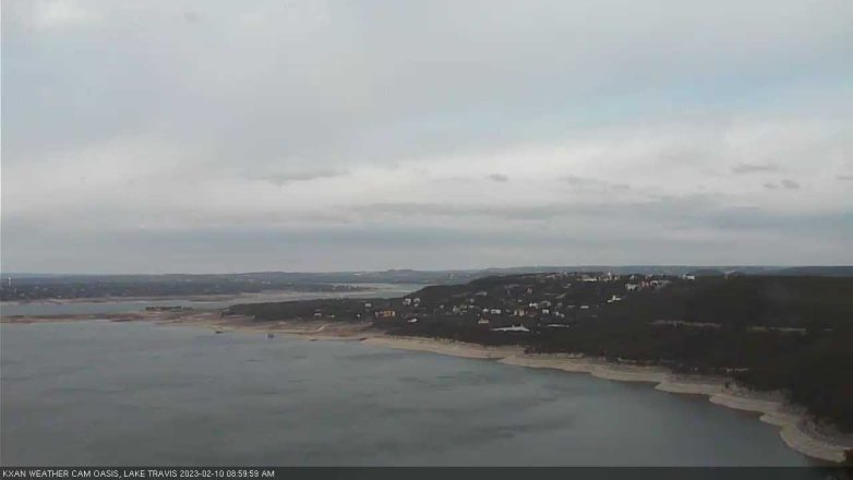 Lake Travis webcam, February 10, 2023 9:00 AM CT