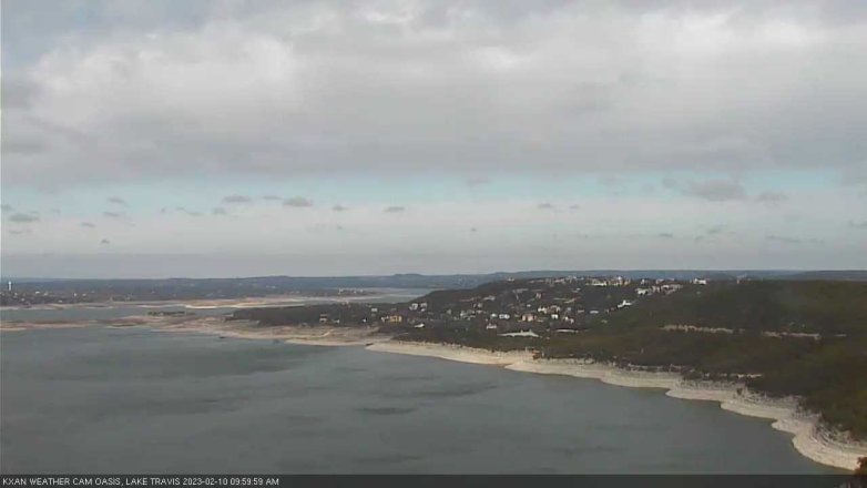 Lake Travis webcam, February 10, 2023 10:00 AM CT