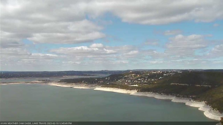 Lake Travis webcam, February 10, 2023 12:45 PM CT