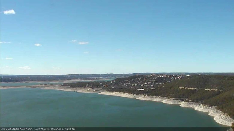 Lake Travis webcam, February 10, 2023 3:00 PM CT