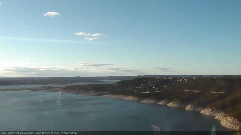 Lake Travis webcam, February 10, 2023 5:25 PM CT