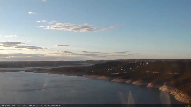 Lake Travis webcam, February 10, 2023 5:45 PM CT
