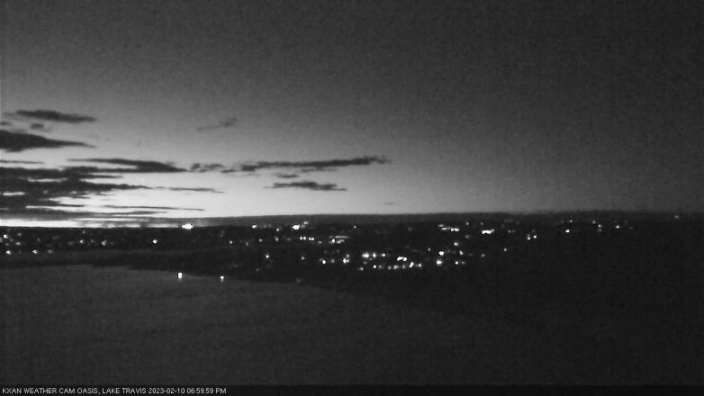 Lake Travis webcam, February 10, 2023 7:00 PM CT