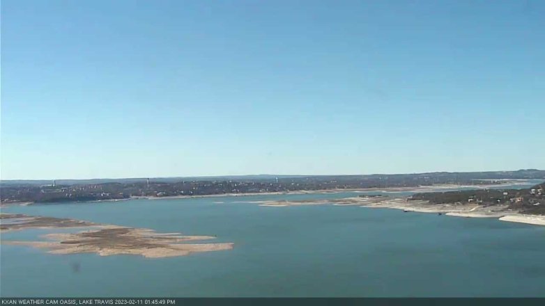 Lake Travis webcam, February 11, 2023 1:45 PM CT