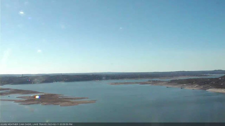 Lake Travis webcam, February 11, 2023 4:00 PM CT