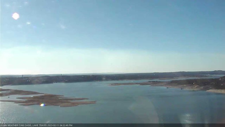 Lake Travis webcam, February 11, 2023 4:25 PM CT