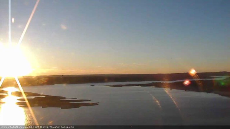 Lake Travis webcam, February 11, 2023 6:00 PM CT