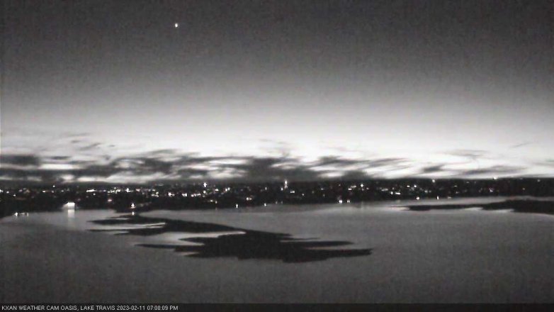 Lake Travis webcam, February 11, 2023 7:00 PM CT