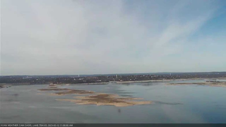 Lake Travis webcam, February 12, 2023 11:00 AM CT