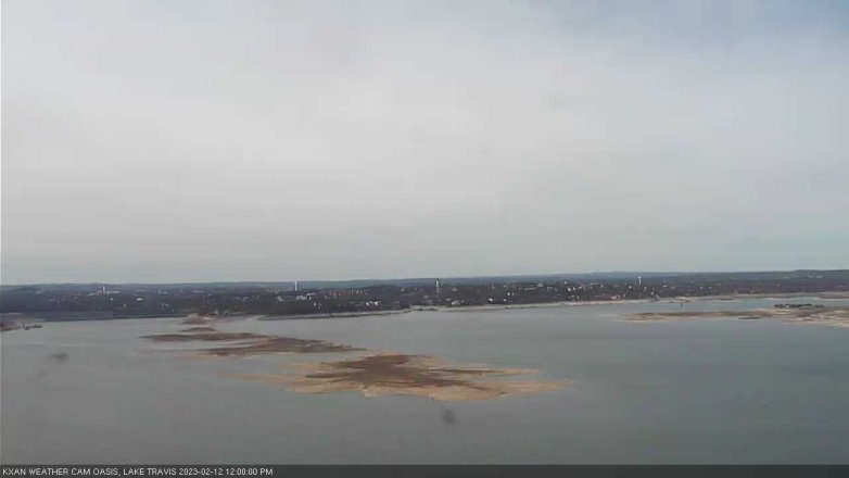 Lake Travis webcam, February 12, 2023 12:00 PM CT