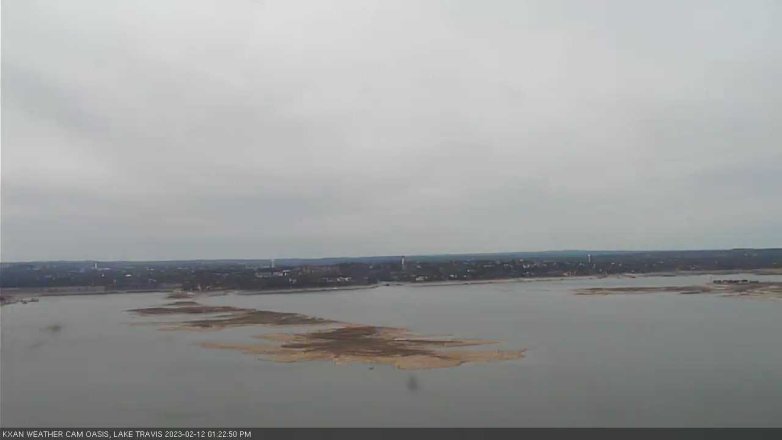 Lake Travis webcam, February 12, 2023 1:25 PM CT