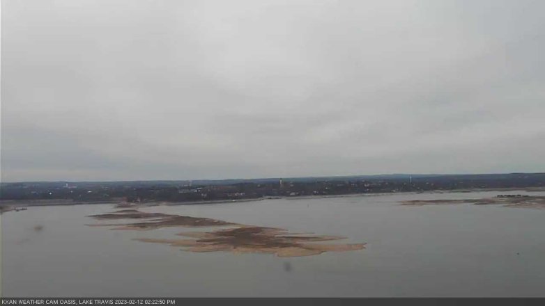 Lake Travis webcam, February 12, 2023 2:25 PM CT