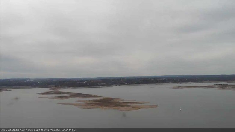Lake Travis webcam, February 12, 2023 2:45 PM CT