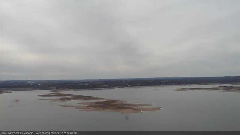 Lake Travis webcam, February 12, 2023 3:00 PM CT