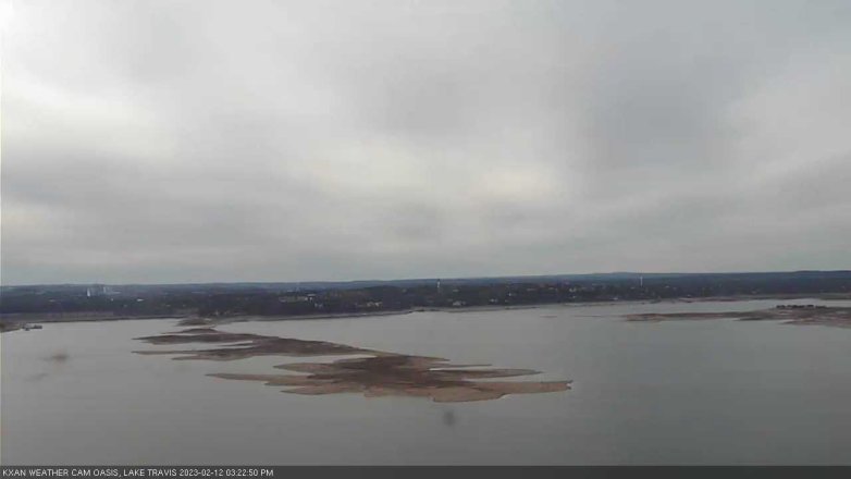 Lake Travis webcam, February 12, 2023 3:25 PM CT