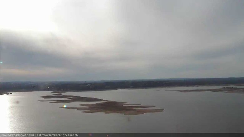 Lake Travis webcam, February 12, 2023 4:00 PM CT