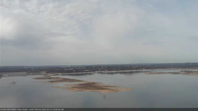 Lake Travis webcam, February 13, 2023 10:00 AM CT