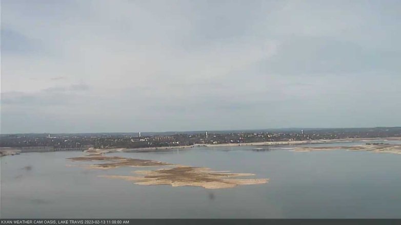 Lake Travis webcam, February 13, 2023 11:00 AM CT