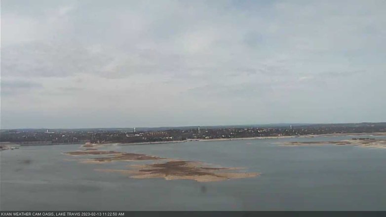 Lake Travis webcam, February 13, 2023 11:25 AM CT