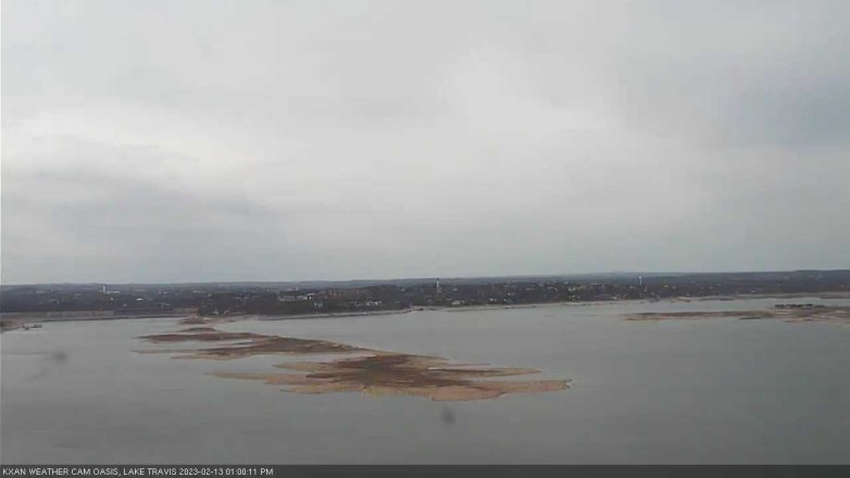 Lake Travis webcam, February 13, 2023 1:00 PM CT