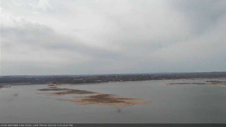 Lake Travis webcam, February 13, 2023 1:25 PM CT