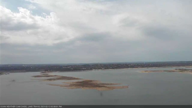 Lake Travis webcam, February 13, 2023 2:00 PM CT