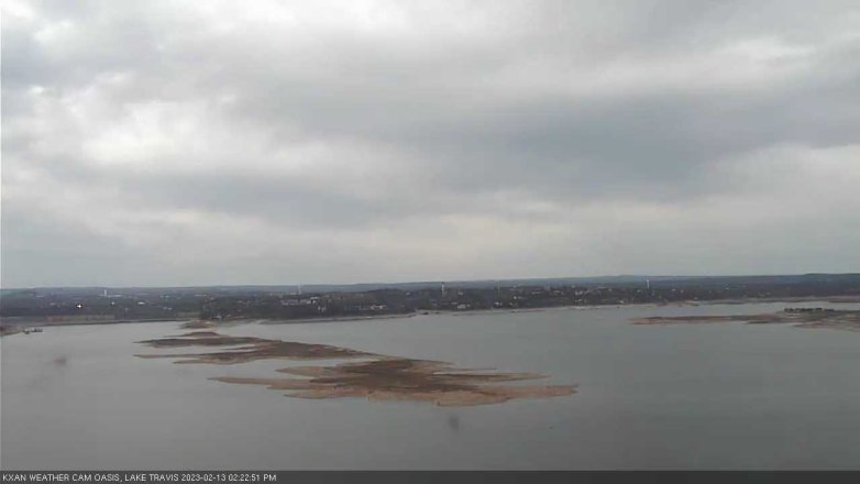Lake Travis webcam, February 13, 2023 2:25 PM CT