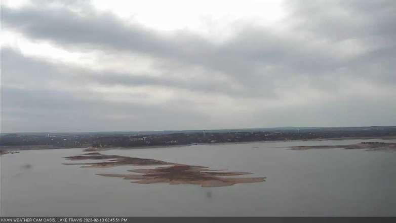 Lake Travis webcam, February 13, 2023 2:45 PM CT
