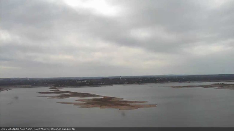 Lake Travis webcam, February 13, 2023 3:00 PM CT