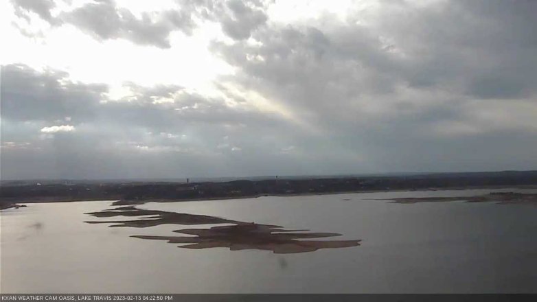 Lake Travis webcam, February 13, 2023 4:25 PM CT