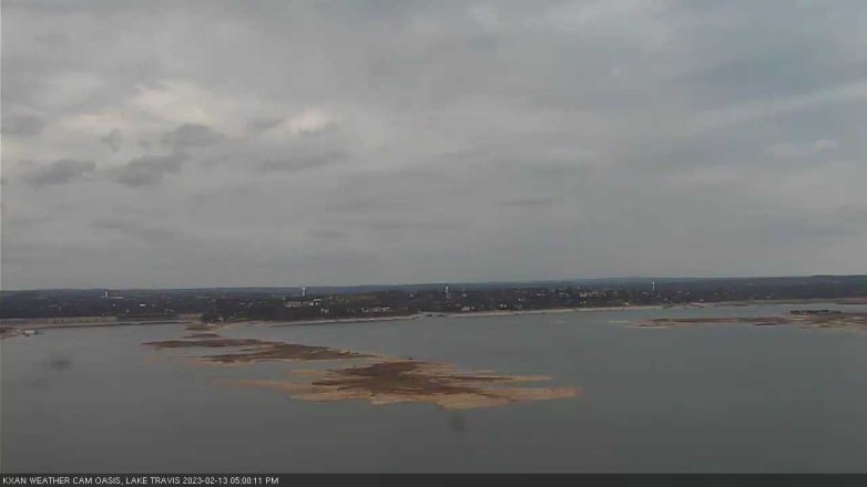 Lake Travis webcam, February 13, 2023 5:00 PM CT
