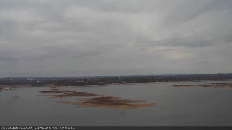 Lake Travis webcam, February 13, 2023 5:25 PM CT