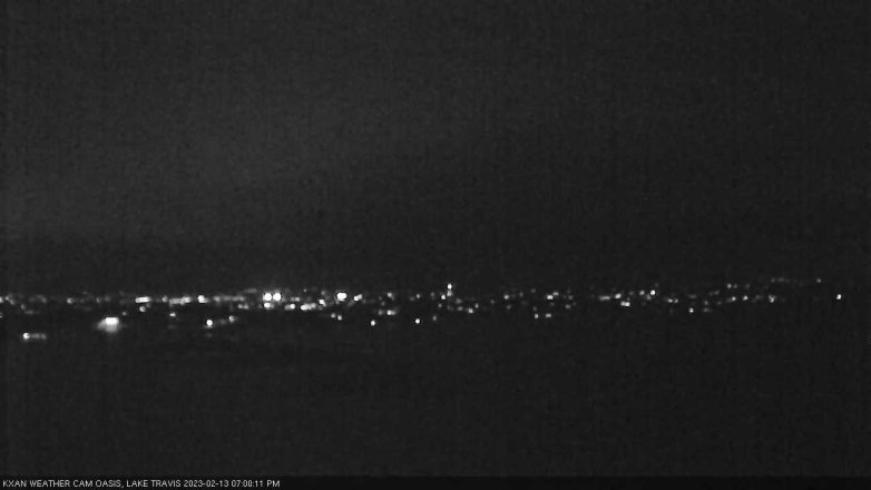 Lake Travis webcam, February 13, 2023 7:00 PM CT