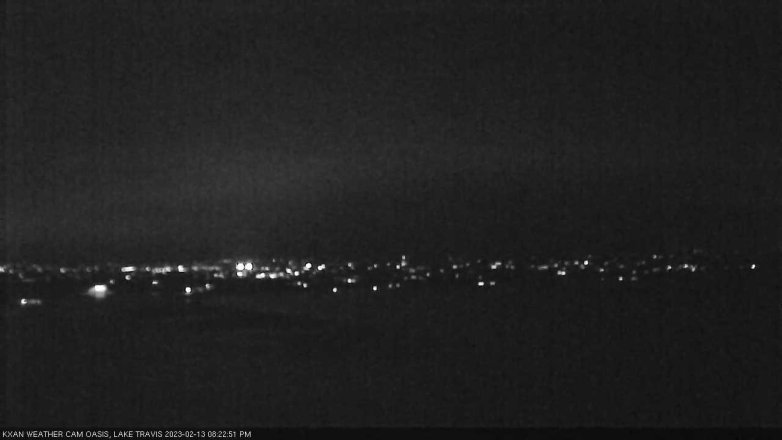 Lake Travis webcam, February 13, 2023 8:25 PM CT
