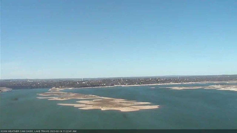 Lake Travis webcam, February 14, 2023 11:25 AM CT