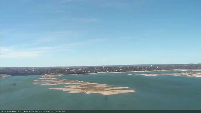 Lake Travis webcam, February 14, 2023 12:25 PM CT