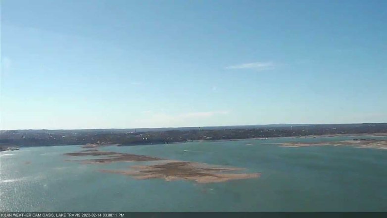 Lake Travis webcam, February 14, 2023 3:00 PM CT