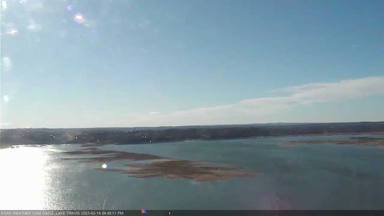 Lake Travis webcam, February 14, 2023 4:00 PM CT