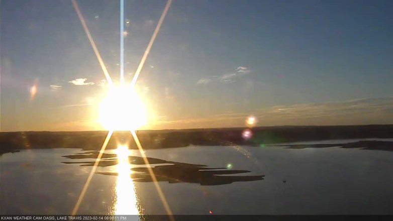 Lake Travis webcam, February 14, 2023 6:00 PM CT