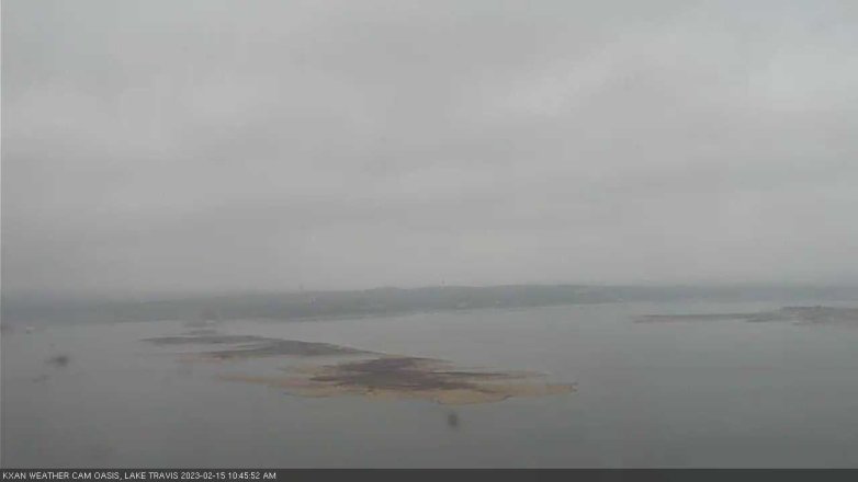 Lake Travis webcam, February 15, 2023 10:45 AM CT