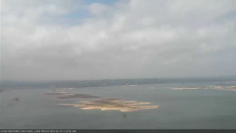 Lake Travis webcam, February 15, 2023 11:25 AM CT