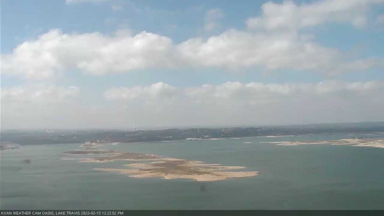 Lake Travis webcam, February 15, 2023 12:25 PM CT