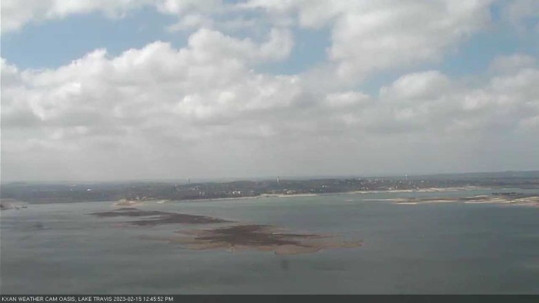 Lake Travis webcam, February 15, 2023 12:45 PM CT