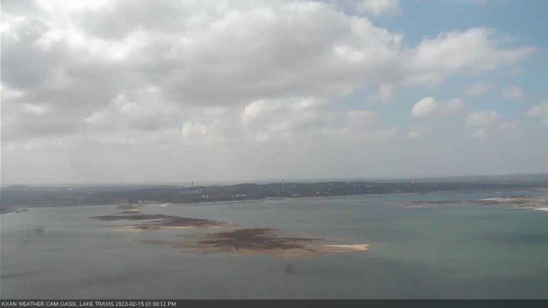 Lake Travis webcam, February 15, 2023 1:00 PM CT